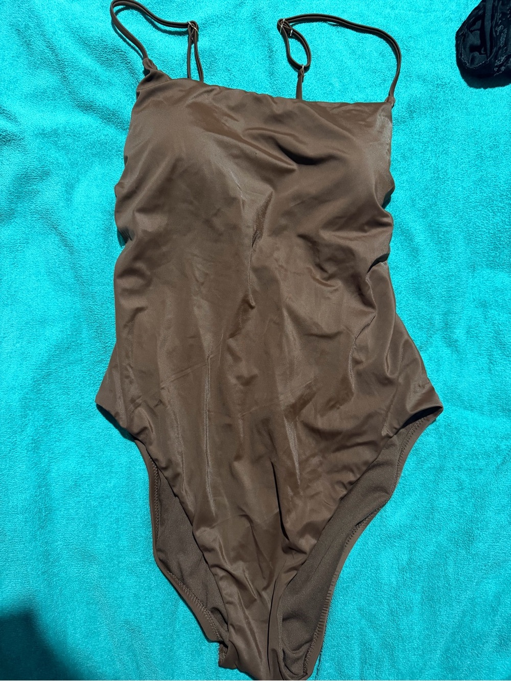 Shade & Shore Brown One-Piece Swimsuit